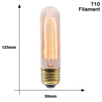 หลอด E27หลอดเอดิสันแบบวินเทจหลอดไส้ G95อุตสาหกรรม Edison หลอดไฟหัวกลมสำหรับ ST64 40W T45หลอดตกแต่งหลอดไฟ G80 220V หลอดไฟ