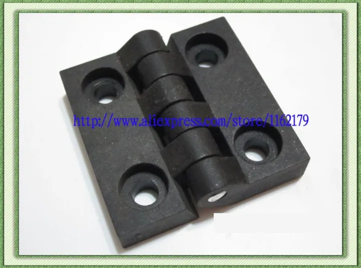 10pc-lot-abs-engineering-plastic-nylon-hinge-48-48mm-black-industrial-jumbo-durable-hinges-free-shipping-door-hardware-locks