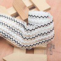 ♕卐 5.5CM Width New High-quality high-elastic knitted belt Lace elastic band clothing wedding handmade DIY