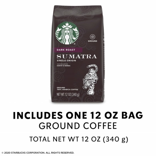 Cà phê starbucks rang xay sẵn nguyên chất 100% arabica coffee - ảnh sản phẩm 2