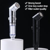 ZhangJi High Pressure Filter Portable Spray Gun Stop Button Multifunctional Rinse Nozzle Toilet Sprayer Douche Kit Bidet Faucet