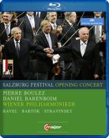 2008 Salzburgเทศกาลดนตรีเปิดคอนเสิร์ตBarenboim Breszสีฟ้า25G