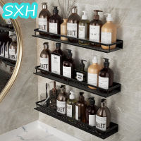 SXH ชั้นวางห้องน้ำติดผนังห้องน้ำจัดเก็บผนังชั้นวางหมัดฟรีห้องน้ำห้องส้วม Washstand แขวนห้องน้ำเก็บเข้าลิ้นชัก