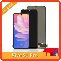 AMOLED ของแท้สำหรับ Vivo S1 Pro สัมผัสหน้าจอ LCD แทนการประกอบสำหรับหน้าจอดิจิตอล VIVO S1 Pro 1920 LCD