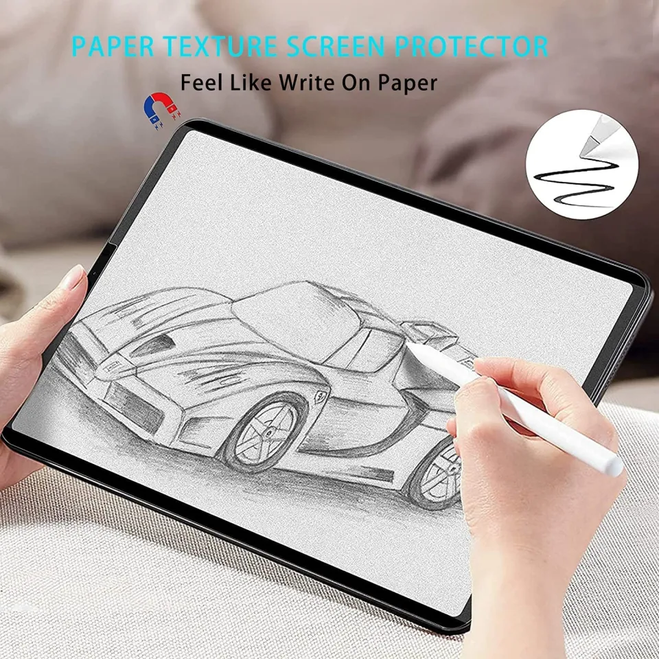 Peslv Ipad pro 12.9 inch Screen Protector Magnetic like Paper Screen  Protector for Ipad pro 12.9 inch (2018-2021) / 