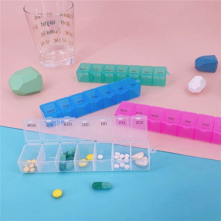 1pc-7-days-pill-medicine-box-weekly-tablet-holder-storage-organizer-container-case-pill-box-splitters-3-colors