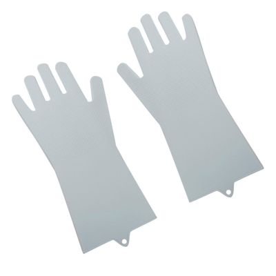 Magic Silicone Dish Washing Gloves Anti-slip Gloves Wear Resistant Household Cleaning Gloves Safety Gloves