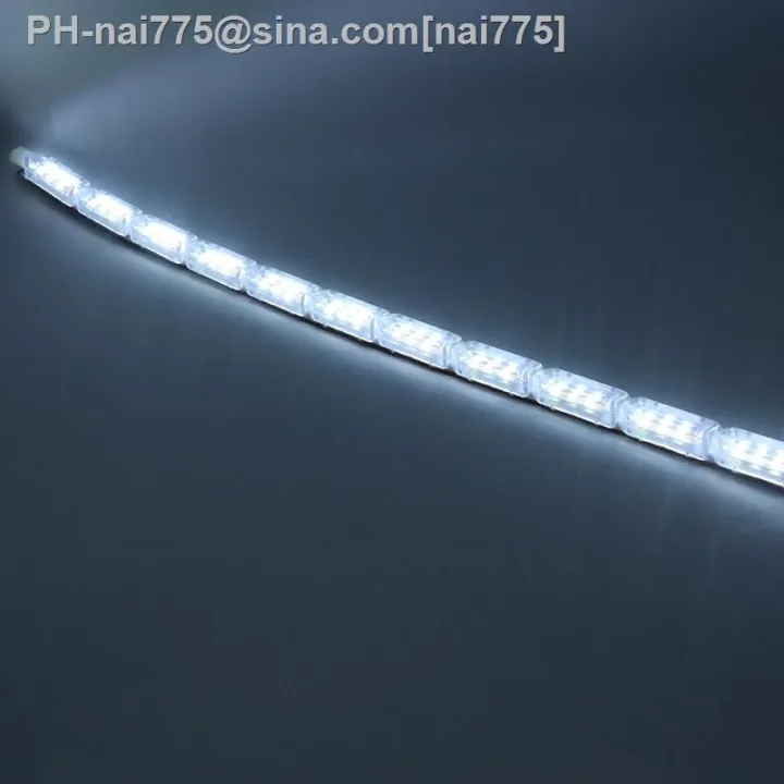 ๑-2x-flexible-crystal-angel-tears-auto-led-strip-light-with-turn-signal-drl-daytime-running-white-with-following-yellow-function