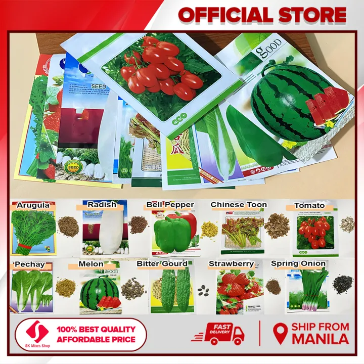 SK Mixes Shop Hybrid Fruits and Vegetable Seeds for Plantitos and
