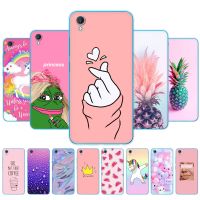 ✾☇ For Vivo Y1s Cases Soft Silicon TPU Back Cover Phone Case For VIVO Y1S Y 1s Y1 s VivoY1s 2020 Case 6.22 inch pink summer