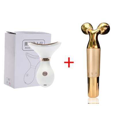 Neck Face Beauty Device Facial Jade Roller Skin Tighten Reduce Double Facial Lift Anti Aging Wrinkle Remove Tighten Skin Care