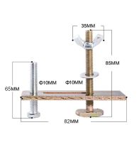 4pcs 80mm 100mm cnc milling engraving machine parts press plate clamp fixture fastening platen router สําหรับโต๊ะทํางาน T-slot