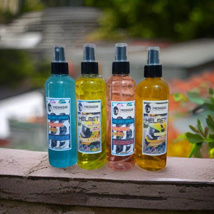 FreshGear Riding Helmet & Car Deodorizer Spray Antibacterial & Air