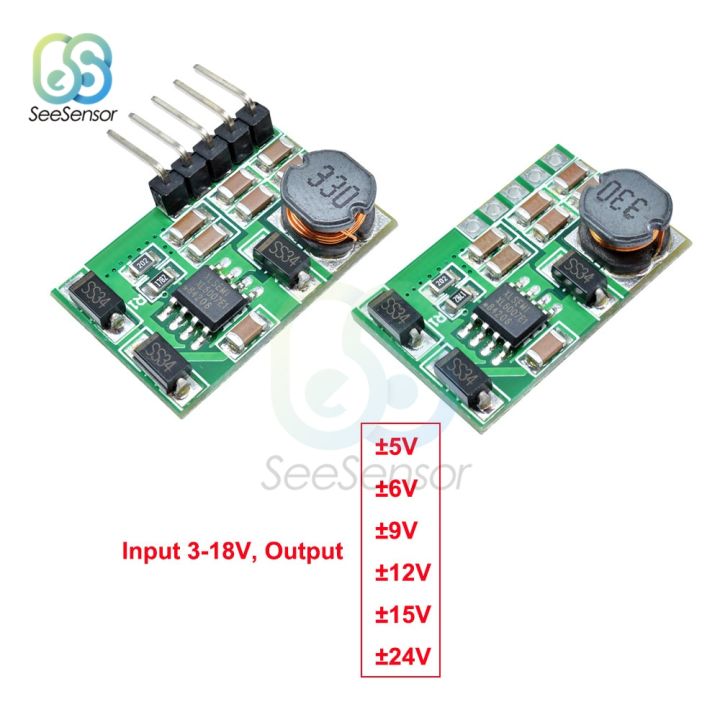 wireless-วงจรจ่ายไฟแบบ-step-up-12v-แหล่งจ่ายไฟ-dac-boost-9v-dual-power-positive-lcd-24v-5v-ลบโมดูลเอาต์พุต6v-dc-dc-dc-adc-วงจรไฟฟ้าและชิ้นส่วน