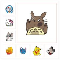 【LZ】 Totoro bater vidro estilo do carro adesivos de vinil decalques para janela da porta filme decorativo super engraçado animal dos desenhos animados cartaz papel parede