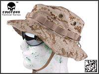 EMERSON Boonie Hat camouflage hat Military Tactical Army Hunting Hat Anti-scrape Grid Fabric desert digital EM8552