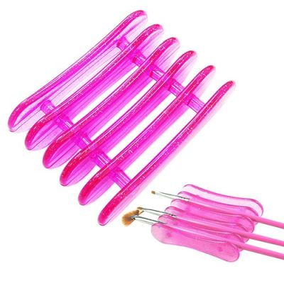 Craft Acrylic UV Gel Brush Pen Rest Plastic Holder