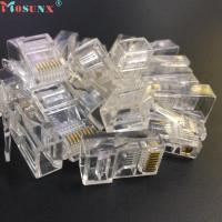 【Sell-Well】 PlenoryShop Ecosin 10ชิ้นเครือข่าย Cat5e Cat5 Rj45สายเคเบิลโลหะ JAN18ขั้วปลั๊กแบบโมดูลาร์