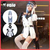 Esdeath Cosplay Wig Costumes Anime Akame Ga Kill Cosplay HSIU Empire White Uniform Halloween Handsome Uniform Costume