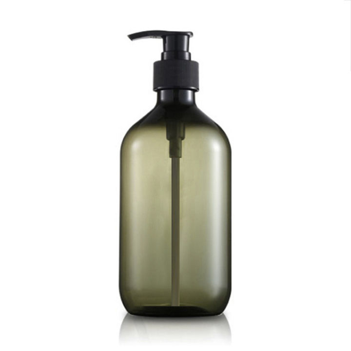 300/500ML Bath Bottle Container And Gel Cosmetics Foam Shampoo For Dispensers Bathroom Amber