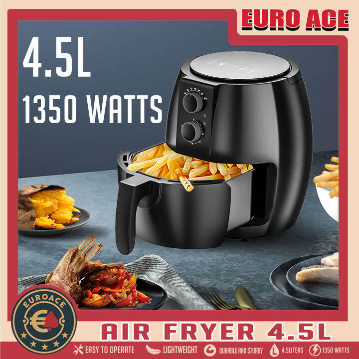 EURO ACE Heavy Duty Advance Electric Air Fryer 4.5L | Lazada PH