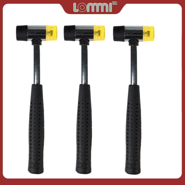 lommi-3pcs-electric-guitar-bass-fret-hammer-with-double-plastic-head-guitar-wire-replacement-tool-ruer-hammer-guitar-repair