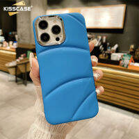 KISSCASE กรอบเลนส์ชุบโลหะด้วยไฟฟ้าสำหรับ IPhone15ProMax เคสโทรศัพท์มือถือ Apple15แบบนิ่มสำหรับ iPhone 15 14 13 12 11ฝาหลัง