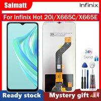 Salmatt จอแอลซีดีไอพีเอซดั้งเดิมสำหรับ Infinix X665E X665C 20i ร้อนสัมผัสหน้าจอ LCD หน้าจอดิจิตอลแทนการประกอบสำหรับ Infinix 20i ร้อน