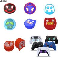 JQKSJH สำหรับ PS4/PS5 ปุ่มเคส Gamepad เคส Thumbstick ฝาครอบหัวแม่มือ ฝาครอบจอยสติ๊ก ฝาครอบป้องกัน