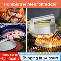 Round【High Quality】Stainless Steel Burger Smasher, Heavy-Duty Bacon Grill Burger Press, 5.51-Inch Round, Perfect For Flat Top Griddle Grill Cooking, Steak, Paninis, Flatbreads And Sandwiches