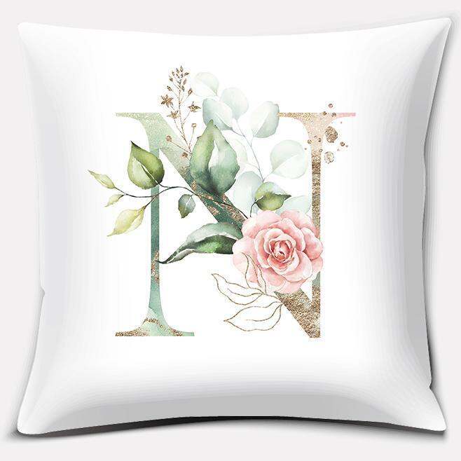 cw-flowers-and-letters-print-pillowcase-polyester-zip-room-cushion-cover