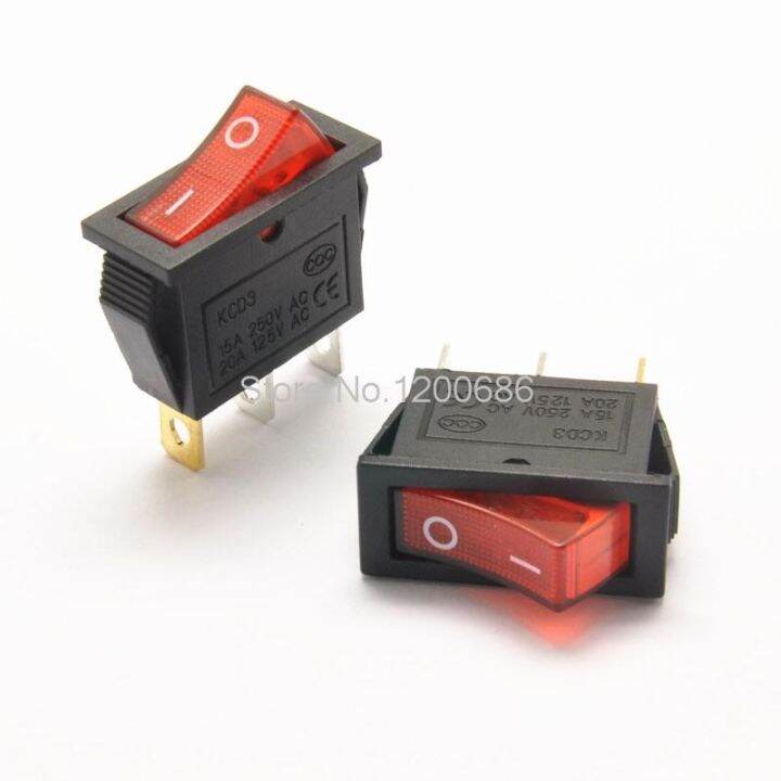 2x Latching Green Rocker Waterproof Switch ON OFF ON 3pin KCD3 Marine Toggle E31 W1tcuujtq1iwx0vx