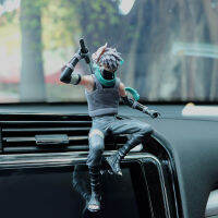 Naruto Cartoon Car Decoration Handsome Dark Kakashi Doll Car Center Console Decorative Hand-Made Model