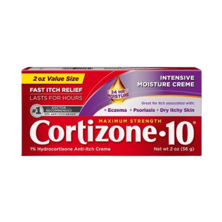 Cortizone 10 Maximum Strength 24hr Moisturizing Itch Relief Intensive Formula 2 Oz 56g Anti 4088