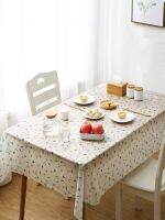 Tablecloth waterproof and oil-proof no-wash fabric Nordic ins internet celebrity rectangular tablecloth coffee table pvc student desk mat 【JYUE】