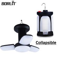 LED Camping Light Portable Suspension Foldable Design 2400mA USB Charging Tent Light Waterproof Emergency Night Outdoor Lighting