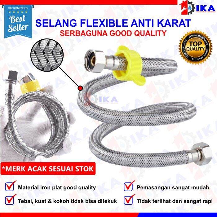 Selang Fleksibel Anyam Washtafel Size Air Panas Dingin Lazada Indonesia