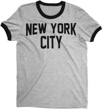  New York City Skyline - USA - Yankee T-shirt : Clothing, Shoes  & Jewelry