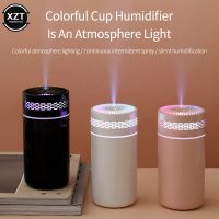 【DT】  hotNEW Car Air Humidifier USB Mini Humidifier Aroma Diffuser Portable Small Colorful LED Lamp for Car Home Fogger Mist Maker Spayer