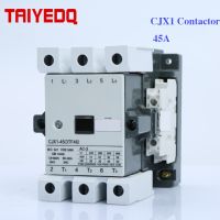 ❈♗❈ CJX1-45A AC contactor CJX1-45/22 3TF46 Electric magnetic contactor 3Pole contactors 24V 220V 380V 2NO 2NC