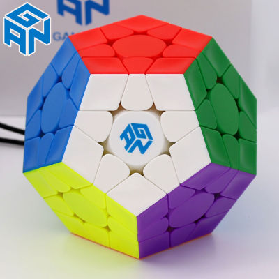 GAN Magic Cube Magnetic Mega M 3x3 Magnet Cubos Stickerless Professional WCA Compietition Dodecahedron Puzzle Brain Practice Toy Brain Teasers