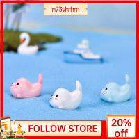 N73VHRHM ภูมิทัศน์ขนาดเล็ก Figurines สัตว์ทะเลมี5สี10ชิ้นถังปลาเรซินตกเเต่งกายน่ารักสร้างสรรค์งานฝีมือของประดับโต๊ะทำงาน