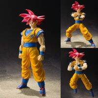 ฟิกเกอร์อนิเมะดราก้อนบอล Z Super Saiyan ข้อต่อที่เคลื่อนไหวได้โกคูผมสีแดงบุตรโกคูซามาสุหุ่นโมเดลสะสมตุ๊กตาของเล่นสำหรับของขวัญเด็ก