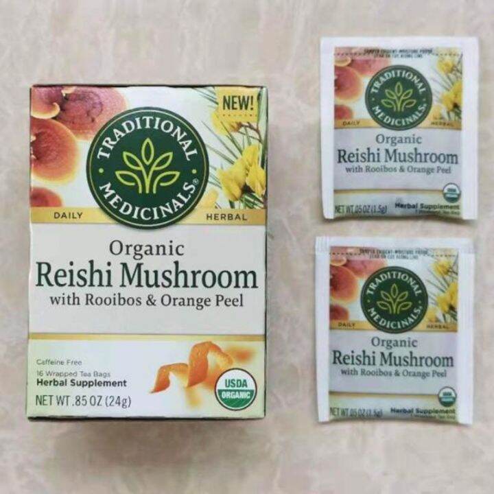 traditional-medicinals-organic-reishi-mushroom-with-rooibos-amp-orange-peel-caffeine-free-16-wrappedtea-bags-พร้อมส่ง