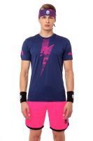 Hydrogen Tech Thunderbolt Tee (BLUE NAVY/FUCHSIA FLUO)