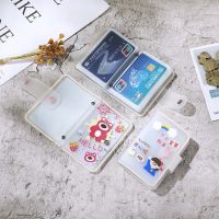 XNSCRIP น่ารักค่ะ เคสการ์ด กระเป๋าใส่บัตรพาสปอร์ต โปร่งใสด้าน 20บิต ชาย สุภาพสตรี ความจุขนาดใหญ่ กล่องใส่บัตรเครดิต กระเป๋าใส่บัตรเครดิต ผ้าคลุมบัตรรถบัส กระเป๋าใส่บัตรลายการ์ตูน