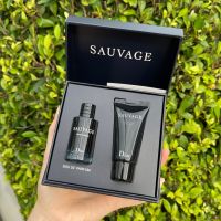 เซ็ต Dior Sauvage Eau de Parfum 10ml + Shower Gel 20ml. แพ็คเกจใหม่