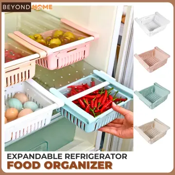 Fridge Organizer, Drawer Refrigerator Hanging Box Multifunction Storage  Container