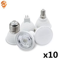 ✌△ 10pcs/lot E27 LED E14 Lamp MR16 Spotlight BULB 6W Spot Light Bulb 220V 2835SMD lampara LED Bombilla GU10 led Ampul Home Lighting