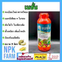 เนชั่น หวีทอง ขนาด 1 ลิตร แมกนีเซียม + โบรอน สูตรเข้มข้น ช่วยให้พืชโตไว ใบเขียวเข้ม เพิ่มน้ำหนัก ป้องกันเมล็ดลีบ ใช้ในพืชทุกชนิด npkplant